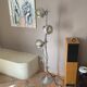 Lampadaire eye ball. 1970. 3 globes.