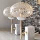 Pair of 1980s Italian style lamps in brass with marble base