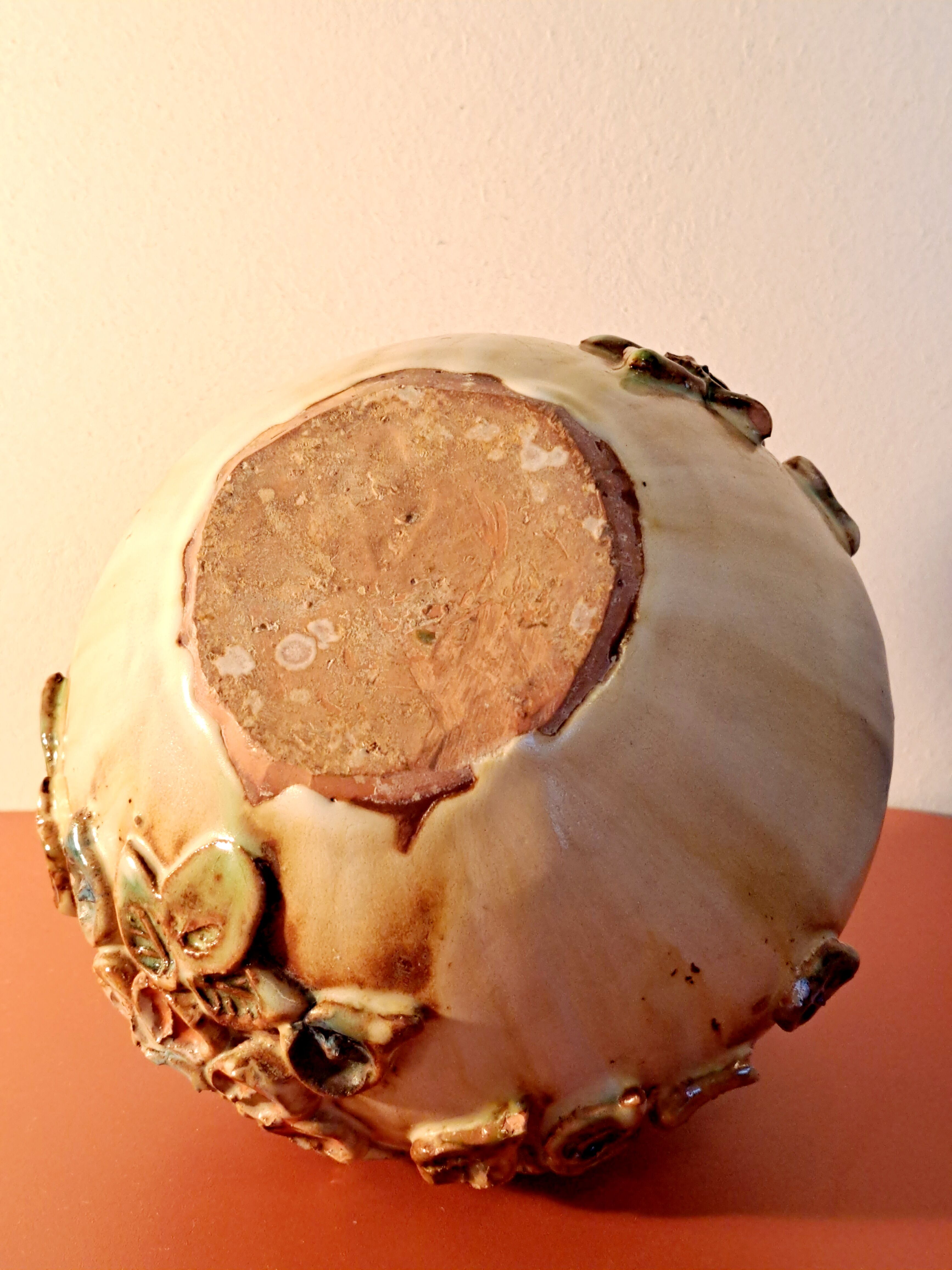 Vallauris ceramic vase 1970