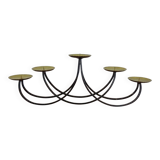 Brutalist Iron Candleholder, 1960s