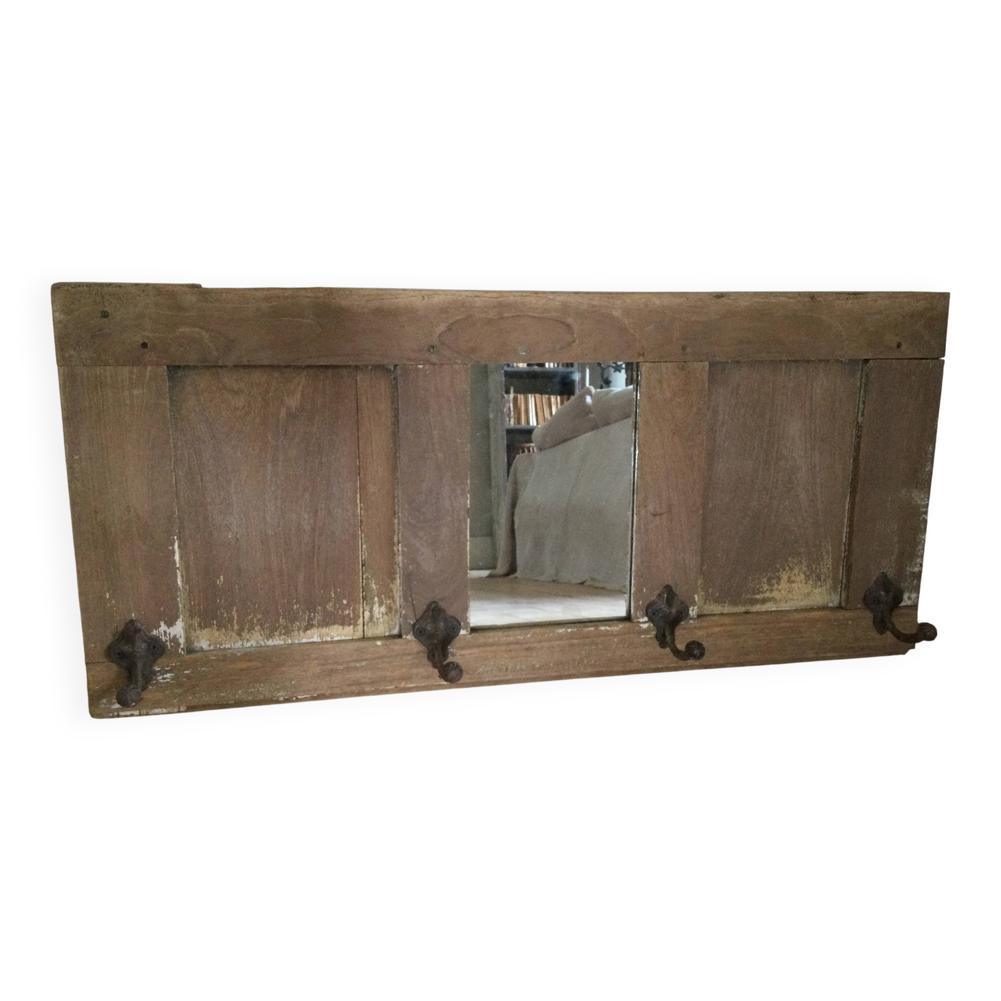 Oak entrance coat rack