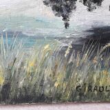 Painting table Dordogne