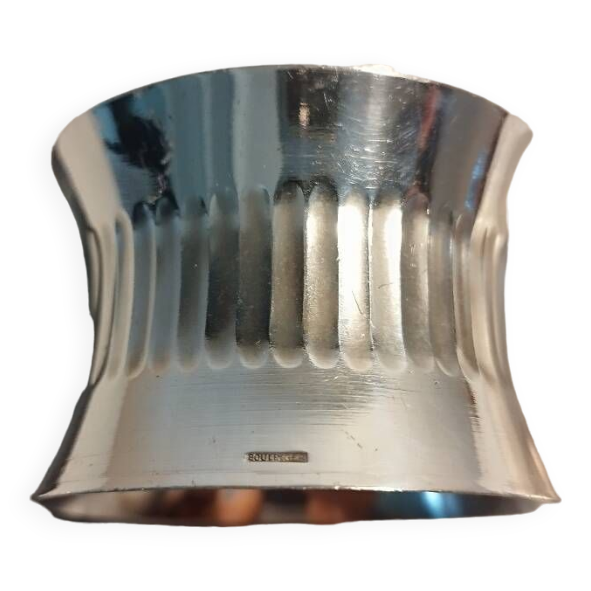 Boulenger napkin ring in silver metal