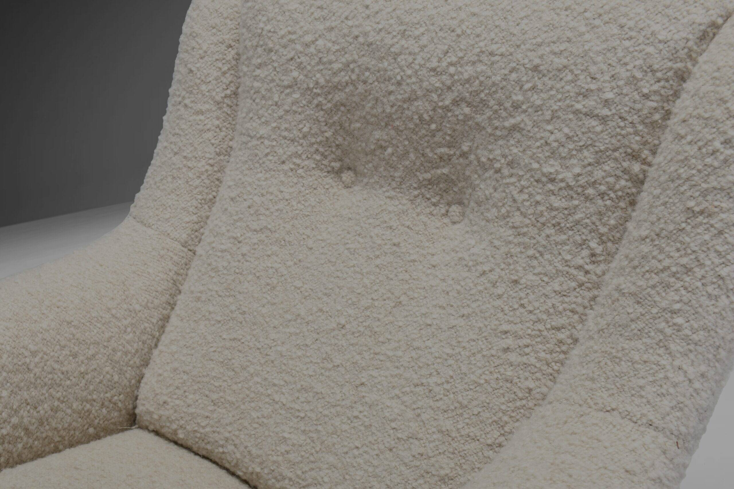 Rare lounge chair by Bengt Ruda for Artifort in wool fabric, Holland 1960s