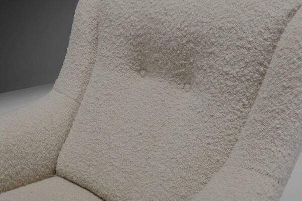 Rare fauteuil de salon de Bengt Ruda pour Artifort en tissu de laine, Hollande, années 1960