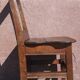 Lorraine chair in wood, 18th century.
