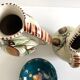 Marseille ceramic lot "alamar" pitcher jug pourer + ashtray pocket emptyer