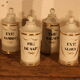 Porcelain medicine jars