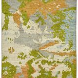 Handwoven Turkish Rustic 250 cm x 294 cm Multicolor Wool Carpet