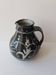 Glazed ceramic pitcher Signature identified signed Sceugau Coliutu