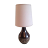 Brown / vintage ceramic bedside lamp 60s-70s