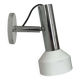 Vintage adjustable wall lamp, chrome and white lacquered metal, France 1960