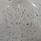 suspension with marbled opaline lampshade/vintage