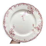 Assiette passiflore en porcelaine