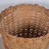 Woven bamboo basket