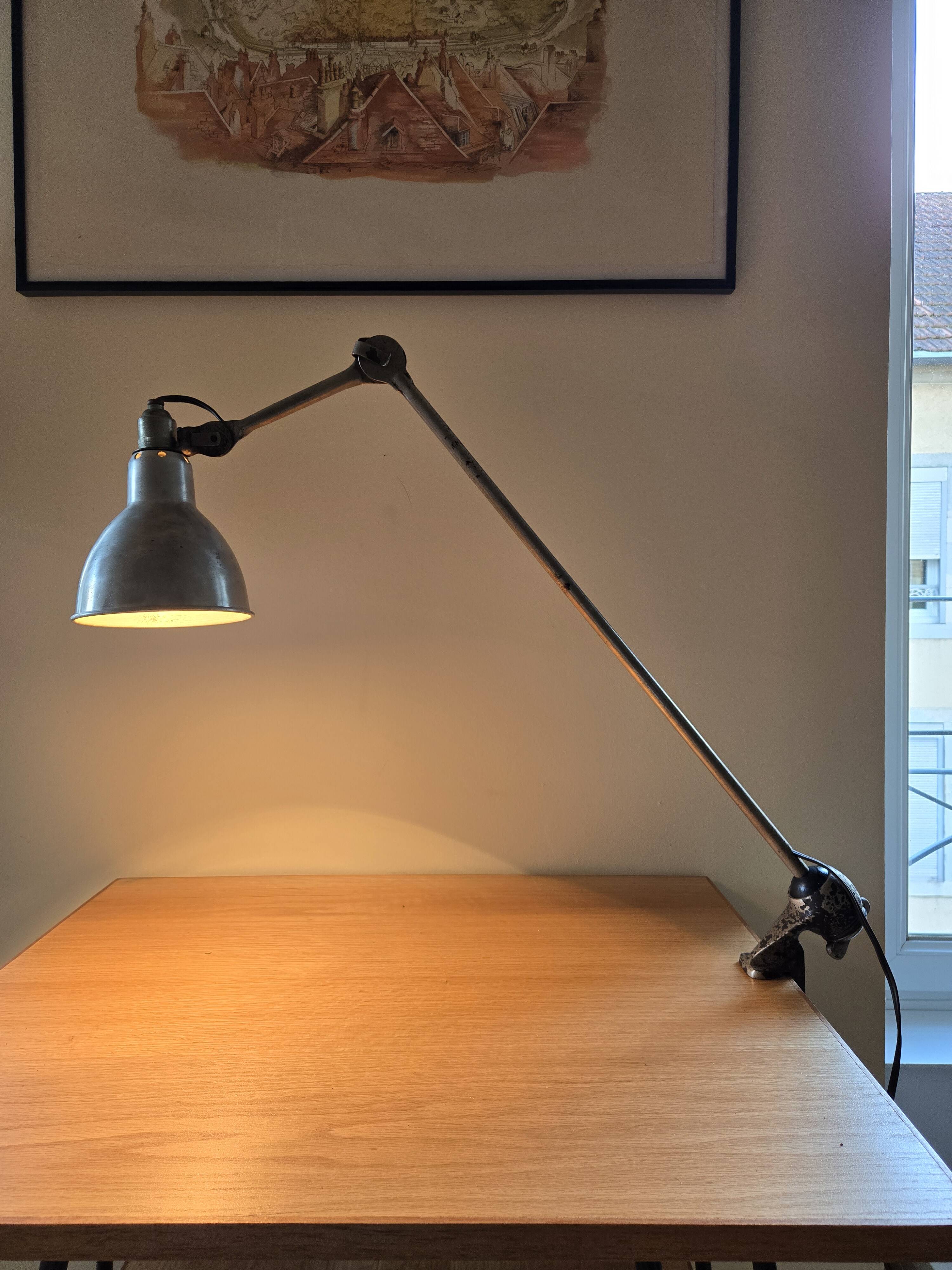 Original Gras workshop lamp "Ravel Clamart" - articulated design lamp