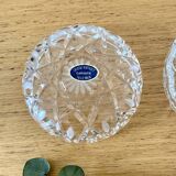 Pair of small real crystal cups