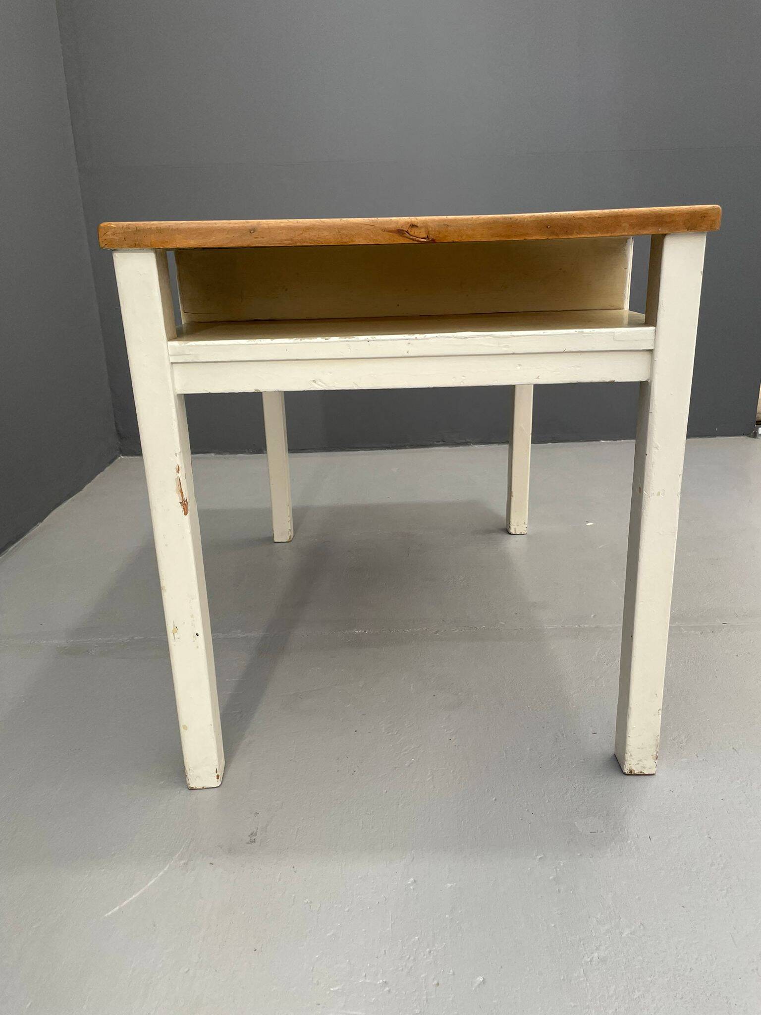 Vintage Writing Desk with Drawer, Czechoslovakia, ca. 1950s–60s