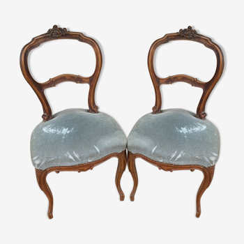 Lot deux chaises style Louis XV