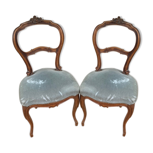 lot deux chaises style