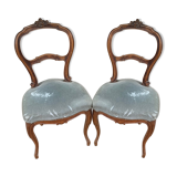 Lot deux chaises style Louis XV
