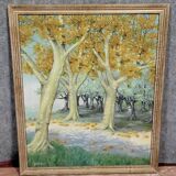 Brémond: Oil painting on panel from the first part of the 20th century