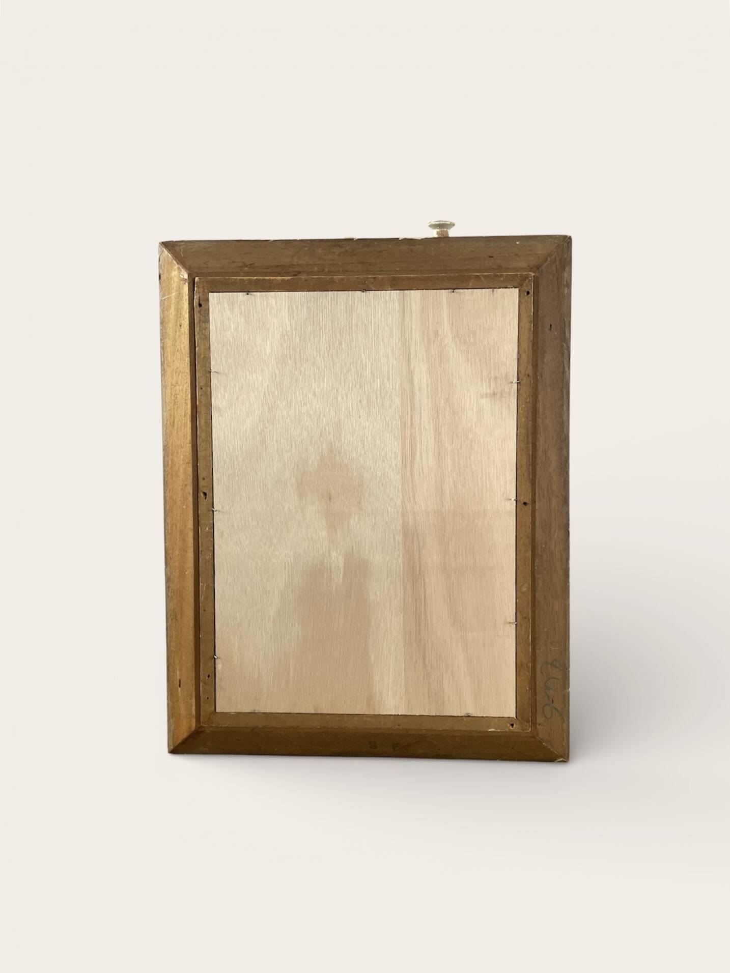 Portrait of a man in pastel under glass, signed, early 20th century.