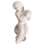 White Sconce with Boy Motif by Marianne Starck for Michael Andersen & Son
