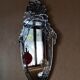 Venetian oval mirror 1970 vintage - 119x74cm