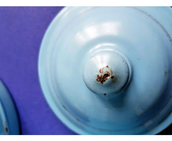 Blue enamelsheet coffee maker