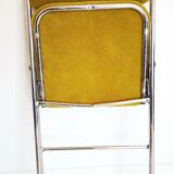 Chaise pliante chromé 70's