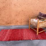 Red Boujad Moroccan rug - 223 x 107 cm