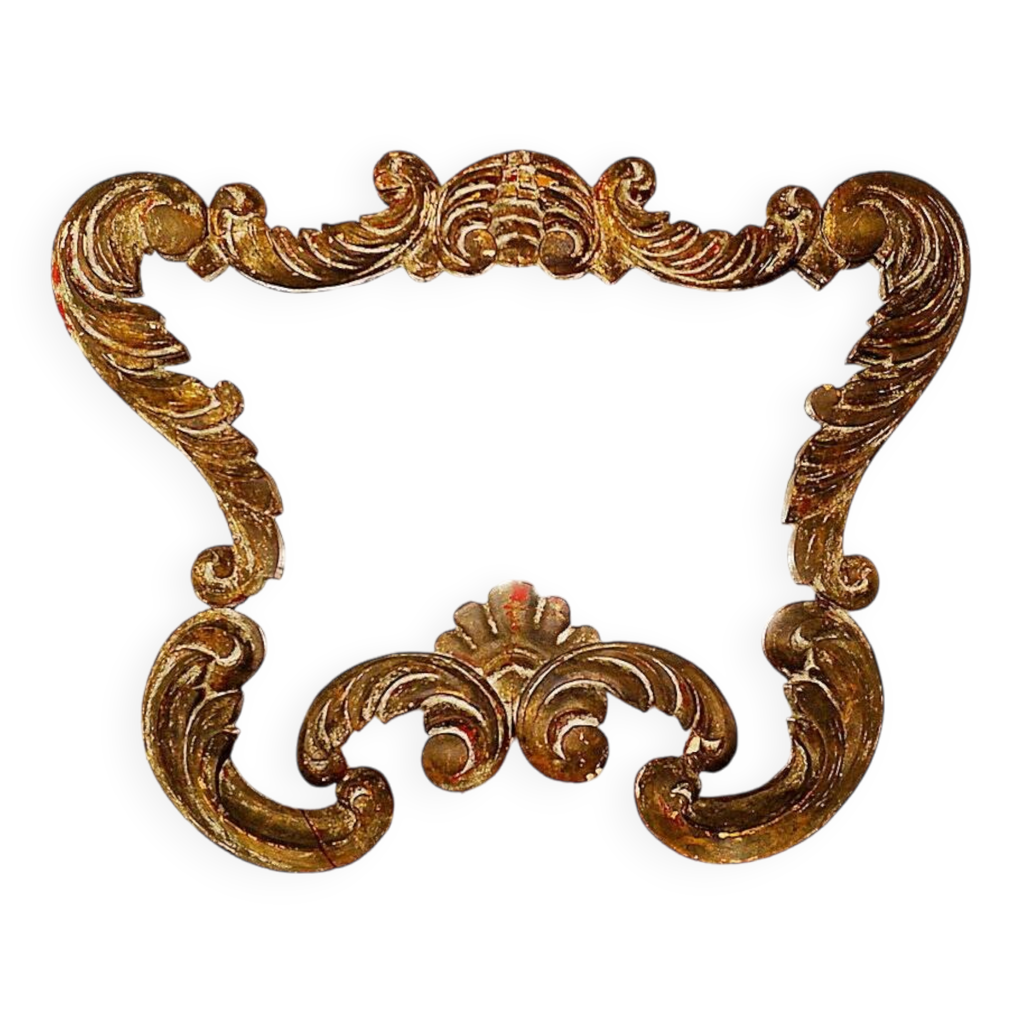 Baroque Mirror in Carved Wood