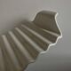 Villeroy & Boch white wavy earthenware tray 1970