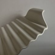Villeroy & Boch white wavy earthenware tray 1970