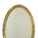 Hollywood Regency Golden Mirror Oval Deknudt Classic