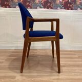 Suite of 4 designer armchairs 1950 "Hartmut Lhomeyer".