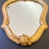 Petit miroir ancien doré 30x22cm