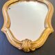 Petit miroir ancien doré 30x22cm