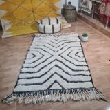 Handmade wool Berber rug 150 X 100 CM