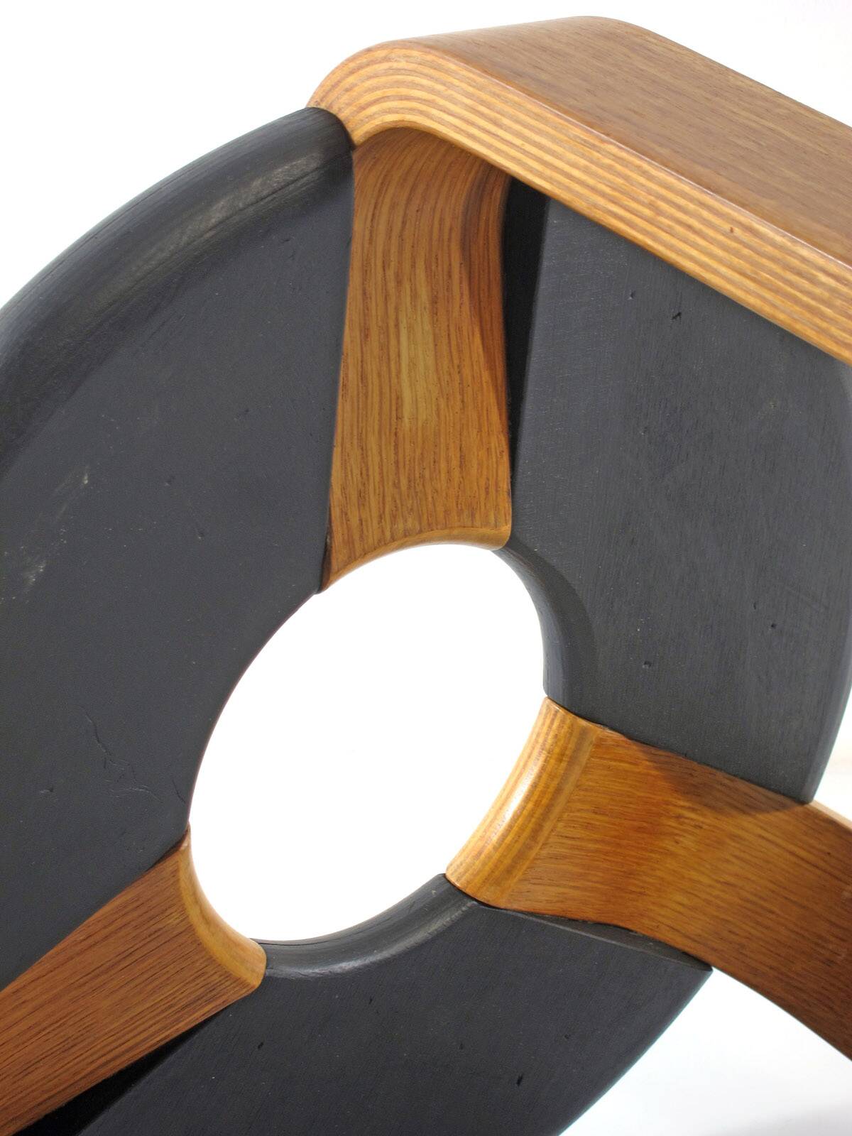 Plywood stool by Rud Thygesen for Magnus Olesen