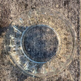 Empty round molded glass pocket