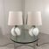 Peill & Putzler large glass table lamps 1970’s