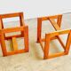 Edvin Helseth pine bench model Trybo, for the Trysil ski resort, Norway, 1964