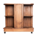 On roulette wooden furniture