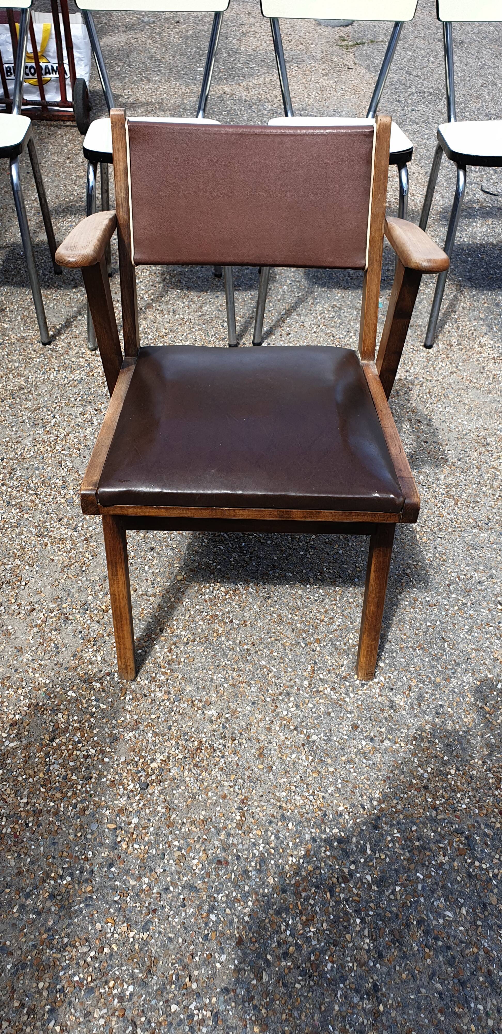 Bridge armchair year 50