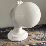 White hand ceramic wall lamp