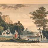 Fishing during the day. Etching enhanced.