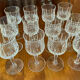 Sèvres 12 glasses of wine or crystal water Cristallerie de Sèvres Paris