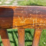 dark wooden bistro chairs
